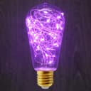 1w  E27 ST58 LED Purple Fairy String Filament Light Bulb