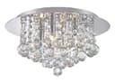 Modern Elegant Round Chandelier Ceiling Light Crystal Droplets 