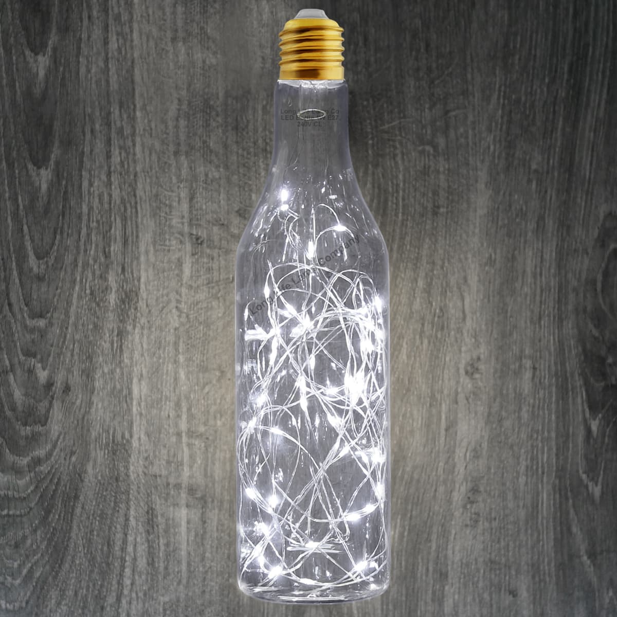 1w Glass LED Bottle Cool White Fairy String Decorative Filament Light Bulb E27 Edison Screw