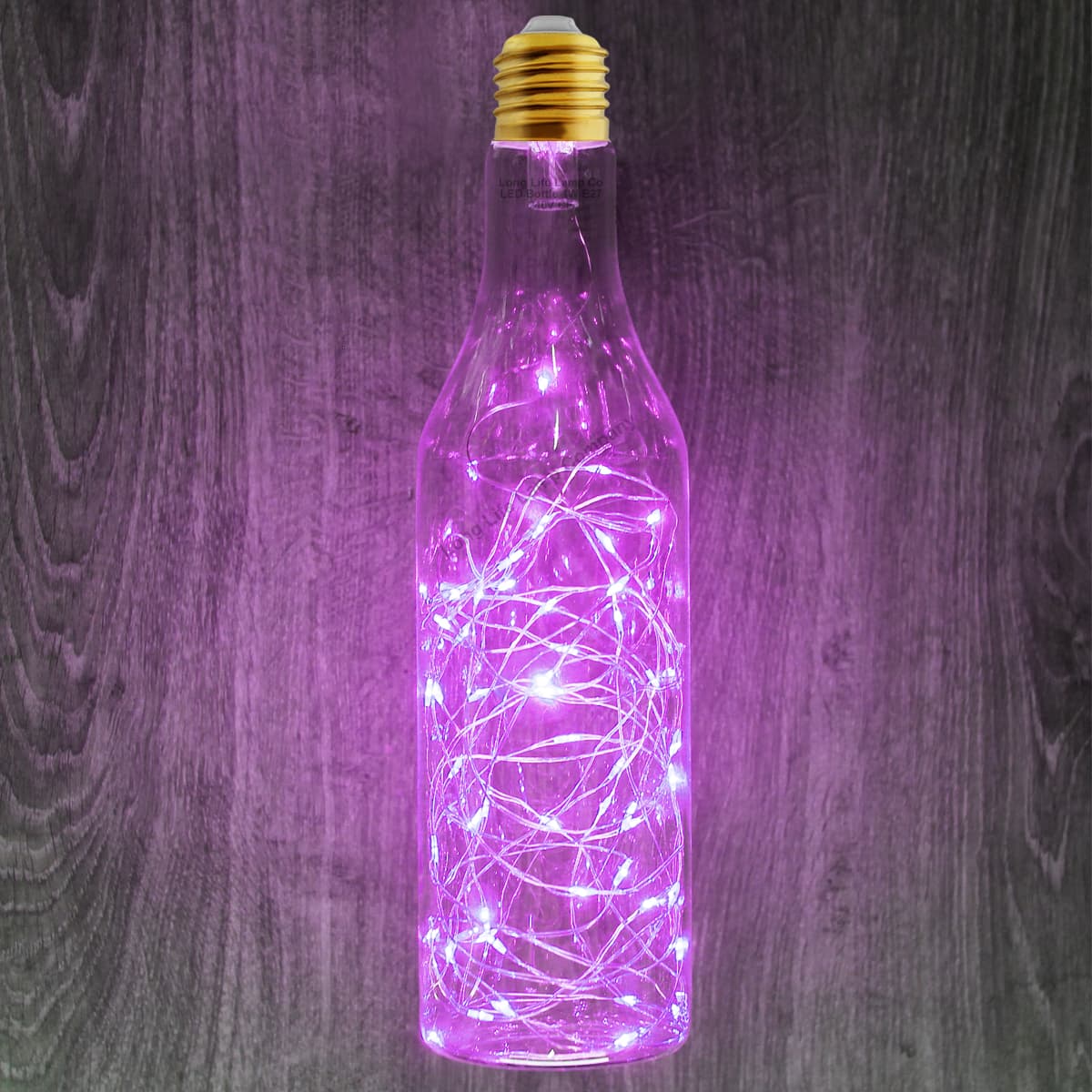 1w Glass LED Bottle Purple Fairy String Decorative Filament Light Bulb E27 Edison Screw