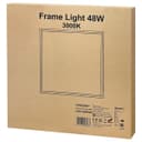 48w Ceiling Edge Lit LED Panel 600 x 600 Recessed Border Frame Light 3000K PHFL48WWW