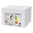 12W Outdoor Modern Square Black LED Wall Light Opal Diffuser 3000K ZLC363B