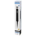 3W LED PIR Sensor Bollard Outdoor Garden Spike Light Black Stainless Steel 6500K IP54 ZLCA06
