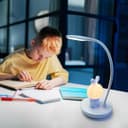 Blue Bunny LED Reading Light Touch Control Table Lamp USB Rechargeable BDL01BL