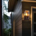Rectangular Glass Outdoor Wall Light Lantern Stainless Steel Body ZLC083