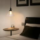 Glass Ceiling Lamp Shade Pendant Light with ST58 LED 4w E27 