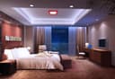 12w + 4w Square Recessed LED Ceiling Panel Light Dual Colour Cool White/Red