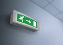 3w LED Emergency Light Non-Maintained/Maintained 180 Minutes with Green Legend Fire Exit EML02
