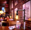 Vintage Industrial Water Pipe Table Lamp Copper Rustic Bedside Desk Lamp 