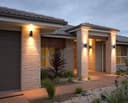 Modern GU10 Black Double Up Down Outdoor Stainless Steel Wall Light ZLC035B