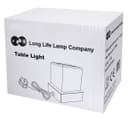 Ambient Glass Cube Touch Dimmable Table Lamp Chrome Base with Free G9 25w Bulb 