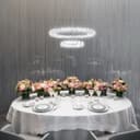 Modern Round Chandelier LED Ring Pendant Ceiling Light Cool White M0171