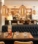 Modern Vintage Oval Glass Ceiling Pendant Light M0196