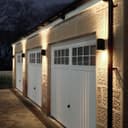 Modern 6W LED Double Outdoor Wall Light Black Warm White ZLC319WW