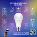 10W B22 LED Smart WiFi Light Bulb Colour Changing Mood Lamp