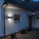 Modern LED Outdoor Wall Light Black Cool White ZLC325CW