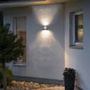 Modern LED Outdoor Wall Light Stainless Steel Warm White ZLC326WW