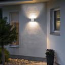 Modern LED Outdoor Wall Light Stainless Steel Warm White ZLC331WW