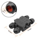 4 Way Waterproof IP68 Junction Box Push Clip WB4W