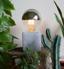 4w LED Crown Silver Light Bulb Mirror Top E27 Warm White