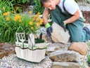 Garden Tool Bag Organizer Heavy Duty 8 Pocket Gardening Hand Tool Storage GTB02