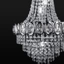 Ceiling Chandelier 6 Lamp Crystal Chrome Pendant Light H3034