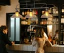 Industrial Ceiling Brush Chrome Bar 3 Clear Glass Lamp Shade Pendant Light