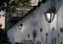 Modern 12W Black LED Outdoor Wall Light Cool White ZLC358BCW Garden Light 
