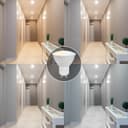 2 Pack Wifi 5W GU10 LED Smart Light Bulb Warm White to Cool White Alexa Google Controlled by Smartphone 