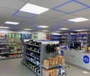 40w LED Recessed Ceiling Panel Frame Border Edge Light Blue 600 X 600 PHFL40WBL