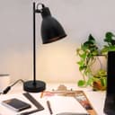 Vintage Metal Table Lamp Vintage Industrial Black Desk Lamp Scone Shade