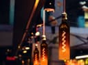 4W LED Decorative Light Bulb Whisky Bottle Yellow Gradient Glass E27 Spiral Filament
