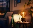LED Vintage Classic Filament Light Bulb Gold Glass Tear Drop 4w E27 Coil R125