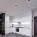Black GU10 Fixed Fire Rated Downlight Can FRB03