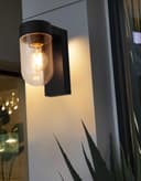 Modern Garden Outdoor Black Wall Light Lantern ZLC367B