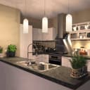 Modern White Frosted Glass Ceiling Pendant Light Tubular Lamp Shade H3134