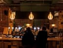 6W Pear Shape Antique Vintage LED E27 Smoked Glass Dimmable PS160DIM