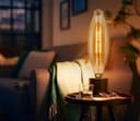 6w Tubular Antique Vintage LED Dimmable E27 Smoked Glass CT120DIM