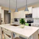 Ceramic Ceiling Pendant Light Grey Gypsum Lamp Shade