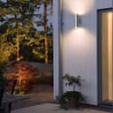 Outdoor Cylindrical Garden Wall Light Up Down IP65 Stainless Steel ZLC375 with LED GU10 5w Warm