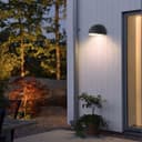 Outdoor Downward Wall Light Anthracite Grey Half Circular Frosted Diffuser IP54 ZLC382B