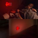 1W LED Night Light with Auto Sensor Red Ladybug Plug In Dusk to Dawn A62R