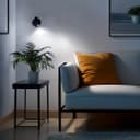  3W LED Adjustable Black Wall Mounted Bedside Light Switched Cool White BW06
