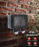 13A 2-Gang Weatherproof Outdoor Switched Socket IP66 Rated