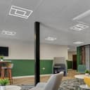 64W Double Square Border Line LED Frame Panel 600 X 600 Recessed Ceiling Light 6500K PFL04