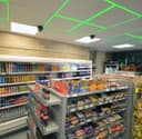 40w LED Recessed Ceiling Panel Frame Border Edge Light Green 600 X 600 PFL40G