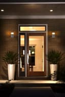 3w Modern LED Outdoor Garden Wall Light Stainless Steel IP44 Warm White ZLC044