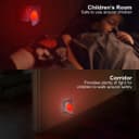 Automatic Red LED Night Light Plug In Energy Saving Dusk 2 Dawn 