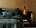 8W Pear Shape Antique Vintage LED E27 Large Smoked Glass PS160