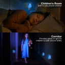 Automatic Blue LED Night Light Plug In Energy Saving Dusk 2 Dawn 